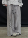 Mutedance 25 Spring/Summer Silk Linen Loose Trousers Series MD-MD25SS81-GREY MD25SS77